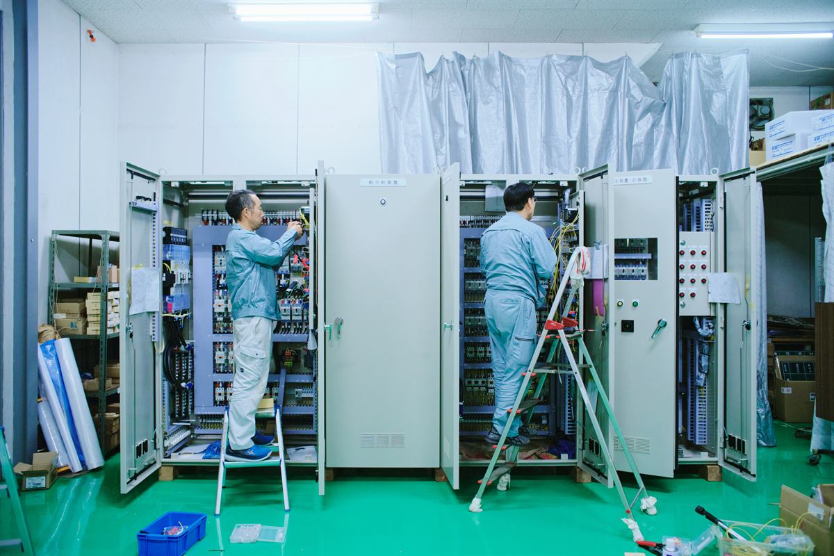 工程イメージ 工場内での製作準備